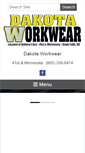 Mobile Screenshot of dakotaworkwear.net